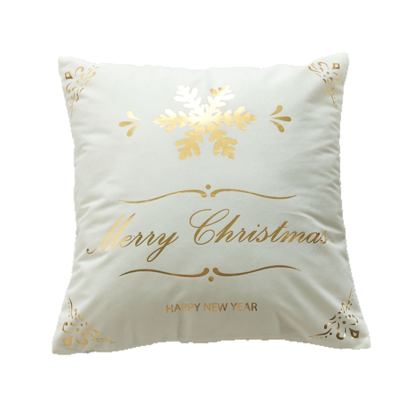 Wholesale Christmas atmosphere gold-stamping festive pillowcase